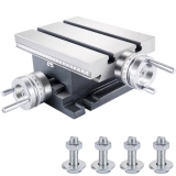 VEVOR 226×175 MM Arbeitstisch aus HT200-Gusseisen, Präziser Koordinatentisch 228×180 MM Bodengröße, Multifunktions Fräs Arbeitstisch, Composite-Bohrtisch für alle Bohrständer, Bohr- und Fräsmaschinen