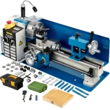 VEVOR Mini Drehmaschine 550 W, Metall Mini Drehmaschine Max. 2500 U / Min, Metallbank Drehmaschine, Metall Mini Drehmaschine, Tischdrehmaschine, Gewinde 12-52 TPI, Mini Drehbank metall, Zubehör Inkl.