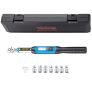 VEVOR Drehmomentschlüssel LED-Anzeige Drehmoment Anzeige Schlüssel im Uhrzeigersinn±2 % / gegen den Uhrzeigersinn±2.5 % Digitaler Torsionsschlüssel 3/8″ Antrieb, Torque Wrench digital 7 Steckschlüssel