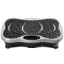 VEVOR Fitness Vibrationsplatte mit LCD Fitness Matte 3 Ebenen Massage Remote Bluetooth USB Musik Intelligente Uhr Fitness-Maschine für Zuhause und Büro Stepper Zuhause, Nützliches Zubehör Silber