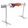 VEVOR Spanferkelgrill Lammgrill 117 cm, 60 kg Edelstahl Drehspieß Spießbratengrill 52 W, Lammgrill BBQ Grill Grillwagen Barbecue, 8 höhenverstellbarer Großer Spießgrill Putenfleisch, Schinken usw.