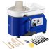 VEVOR Doppelschleifer Doppelschleifmaschine 3590 RPM 150 mm, 50 W Profi Schleifmaschine Schleifbock mit Spritzschutz inkl. 3 Polierscheiben Gabelschlüssel 100 Stk.Bohrer, Schleifgerät Doppelschleifer