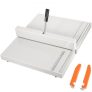 VEVOR Rillmaschine 480 mm, Manuelle Nutmaschine 508 mm x 600 mm x 140 mm, Creasing Maschine 9,5 kg, Bürobedarf und Schreibwaren mit Arbeitssparender Griff, Falzmaschine für Dateien, Karten