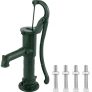 VEVOR Antik Vintage Schwengelpumpe manuell Handschwengelpumpe max. 6m Pumpentiefe Wasserpumpe Garten 40x15x65cm Handwasserpumpe Gusseisen Schwengelpumpe Grün geeignet für Teiche Höfe Gärten usw.