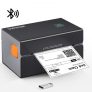 VEVOR Thermo-Etikettendrucker 175x109x94mm Edikettendruckgerät 300DPI Auflösung Labeldrucker  Versandetiketten Drucker Bluetooth/USB Automatische Etikettenerkennung Windows Mac OS Linux Chromebook