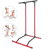 VEVOR Tragbare Fitness-übung für Klimmzugstangen und Tauchstationen Premium Material Trainingsgerät im Freien Kraftstation und Fitnessgeräte für zuhause, Erwachsene, maximale Kapazität 100 kg