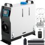 VEVOR 12V Standheizung Diesel Auto Kraftstoff, Diesel Standheizung Luftheizung Air Diesel 8 KW, Luft Dieselheizung, für Auto RV Boote LKW Wohnmobil Bus(mit Rot LCD schalter & 1 Luftauslass)